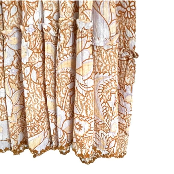 NEW House of Harlow 1960 Boho Floral Mini Dress Multi-Color Peasant Sz XS NWT - Picture 10 of 15